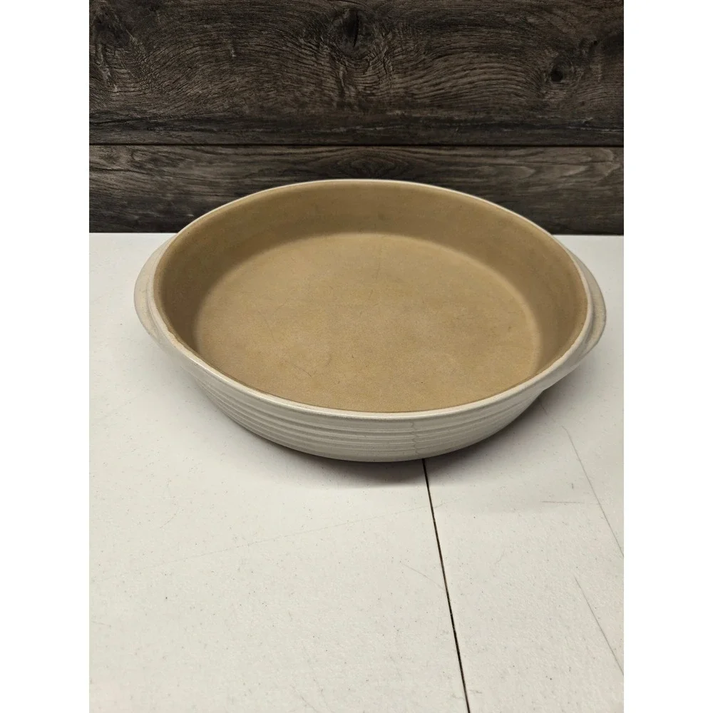 Pampered Chef Family Heritage Stoneware Deep Dish Baker New Traditions 11 Inch